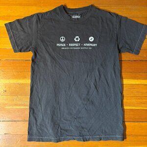 Mother The Earth Charcoal Mens Small tee